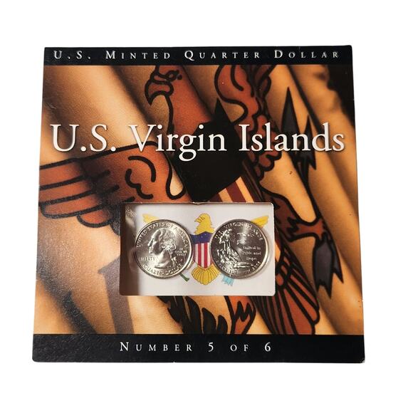 U.S. Virgin Islands Minted Silver Quarter Dollar Proof Set 2009 U.S. Mint - Picture 1 of 5